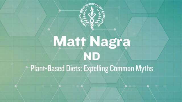 Dr. Matt Nagra - Plant-Based Diets: Expelling Common Myths