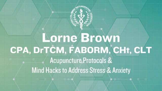 Dr. Lorne Brown - Acupuncture Protocols
