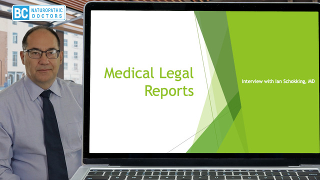 Medical Legal Reports, Dr. Ian Schokking, MD.
