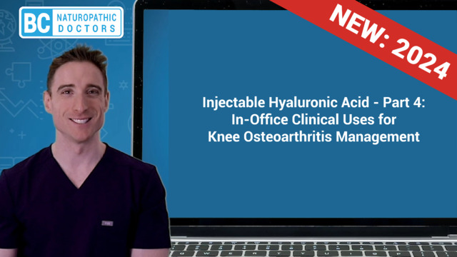 Injectable Hyaluronic Acid - Part 4: In-Office Clinical Uses for Knee Osteoarthritis Management